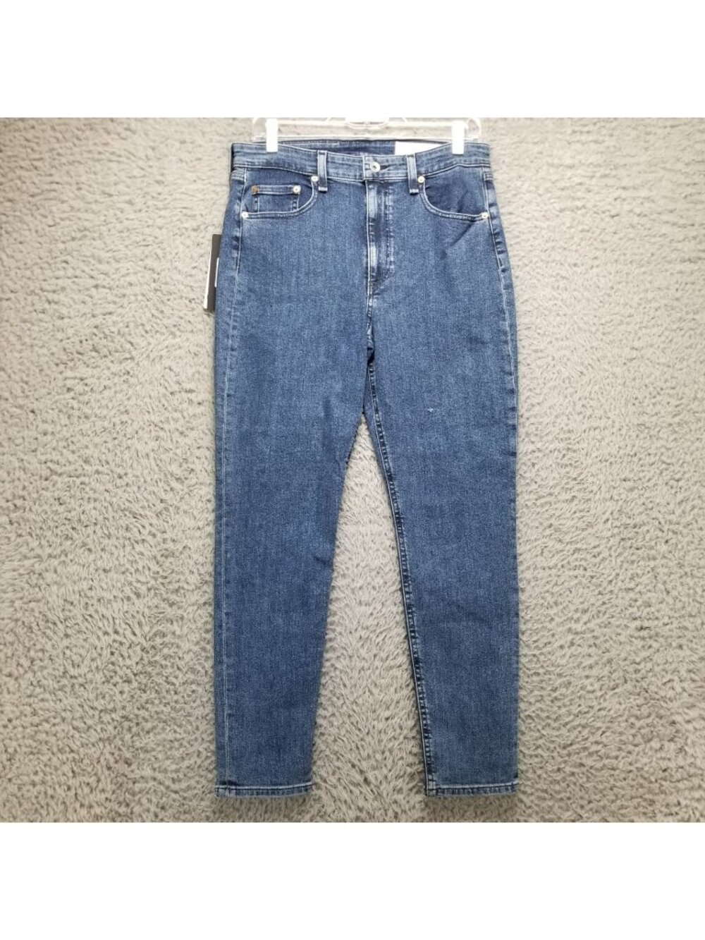 Rag & Bone Jeans Womens 30 Nina Stretch High Rise Skinny Faded Blue *NWD Read*